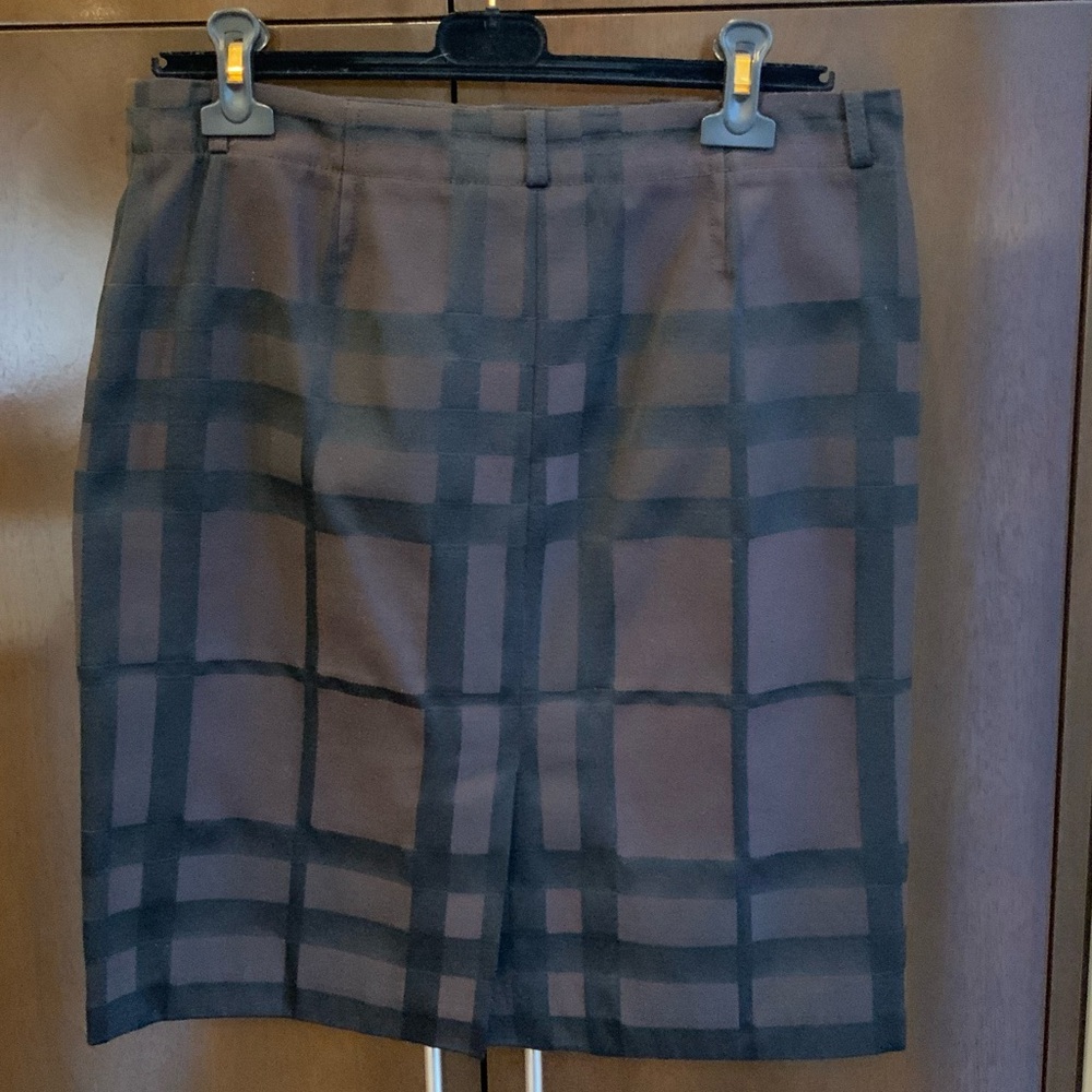 Burberry Brown and Black Plaid Tailored Blazer Jacket - Picture 8 of 16